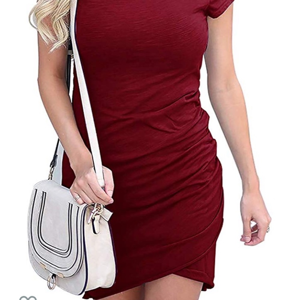 Burgundy Dress - Picture 3 of 7